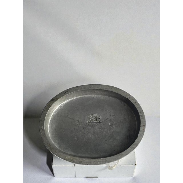 Swedish Art Deco Pewter Vase from Gab, 1939 For Sale - Image 9 of 11