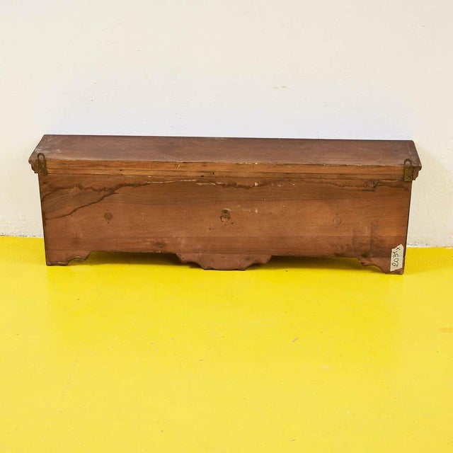 Carved Wooden Chest of Drawers, 1970s For Sale - Image 4 of 5