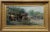Ransome Gillet Holdredge -Market scene at the Old Village-19th century Oil painting California Impressionist oil painting...