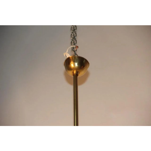 Mid-Century Italian Brass and Glass Chandelier, 1950s For Sale - Image 17 of 18