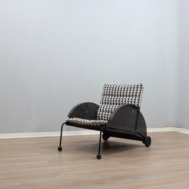 Vintage Armchair with Double Cover by Anna Castelli Ferrieri for Kartell, 1980s For Sale - Image 17 of 17