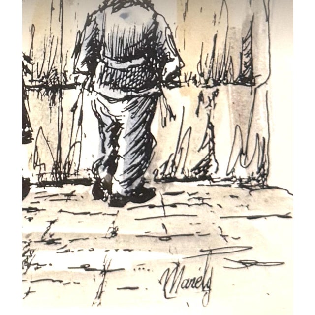 Prayer for Peace, Rabbi at the Wailing Wall For Sale - Image 4 of 6