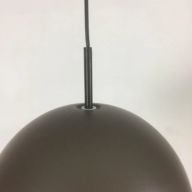 Brown Metal Bubble Hanging Light by Rolf Krüger for Staff Lights, Germany, 1970s For Sale - Image 6 of 11