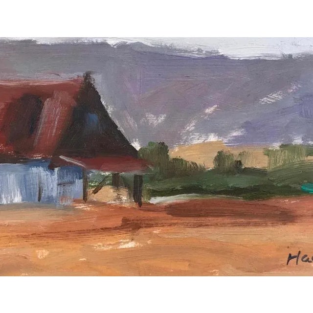 Contemporary Modern Impressionist Plein‑Air Landscape Original Oil by L Haas For Sale - Image 3 of 8