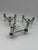 Metal Mid-Century Modern Candleholders in Metal from Stoff Nagel, 1950s, Set of 3 For Sale - Image 7 of 14
