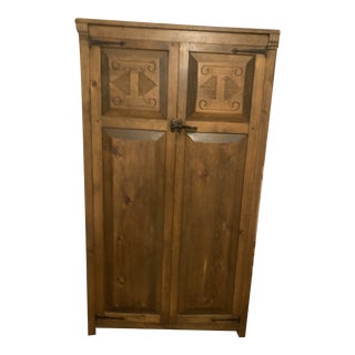 1930s Taos New Mexico Trastero Cabinet For Sale