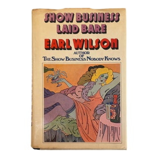 1974 Show Business Laid Bare Book by Earl Wilson, First Edition For Sale