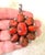American Vintage Large Coral and Sterling Silver Pendant For Sale - Image 3 of 5
