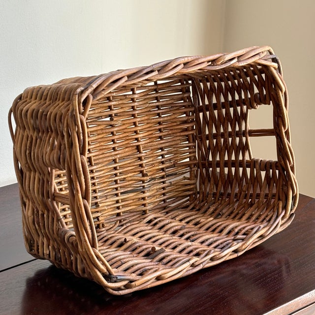 French Country-Style Storage Basket For Sale - Image 9 of 12