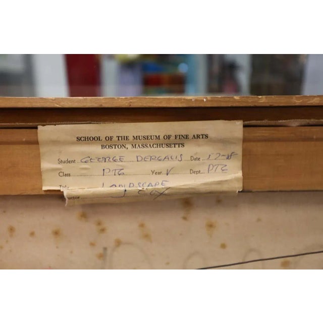 Abstract 1957, Abstract by George Dergalis Painting For Sale - Image 3 of 13