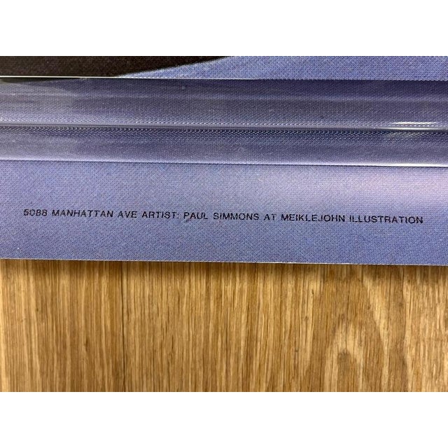 Mid-Century World Trade Center New York Poster from Paul Simmons, 1980s For Sale - Image 6 of 8