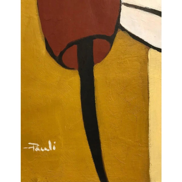Contemporary Gilbert Pauli, The Umbrella, Oil on Canvas, 1995 For Sale - Image 3 of 7