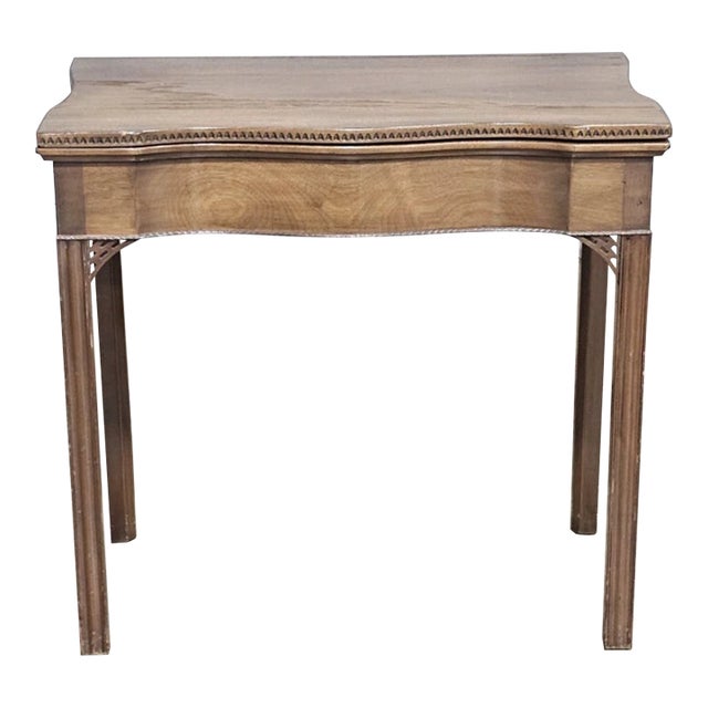 Mid 20th Century Kittinger Williamsburg Chippendale Style Mahogany Hall Table Game Table Cw 3 For Sale