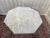Octagonal Table with Marble Top and Wooden Legs For Sale - Image 4 of 5