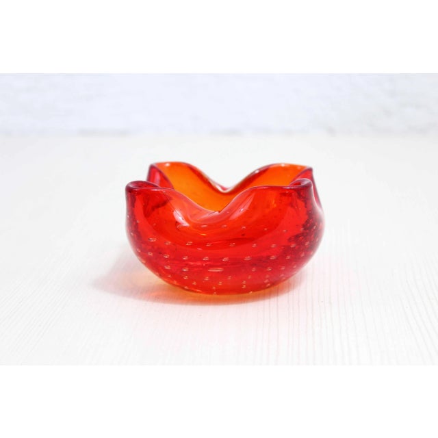 Ashtray in Red Murano Glass, 1970s For Sale - Image 10 of 11