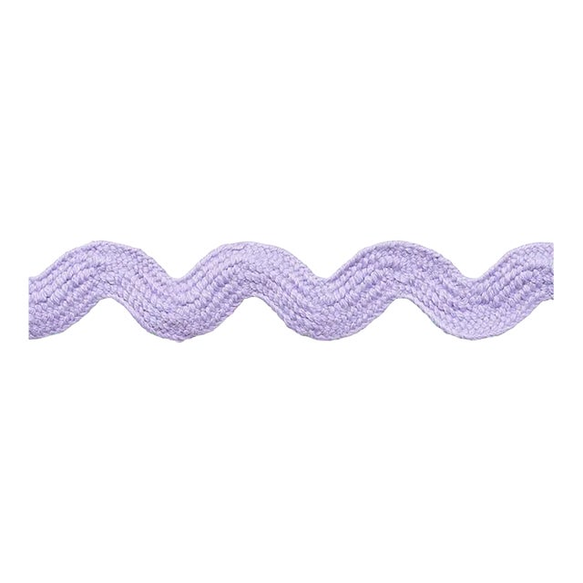 Sample - Schumacher Ric Rac Tape Medium Tape in Lilac For Sale