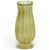 Mid-Century Modern Vintage Murano Barovier Toso Green Swirls Gold Flecks Italian Art Glass Footed Flower Bud Vase For Sale - Image 3 of 5