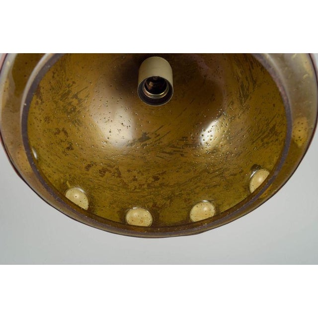 Copper Pendant Lamp with Glass Lenses by Nanny Still for RAAK, Holland, 1970s For Sale - Image 4 of 5