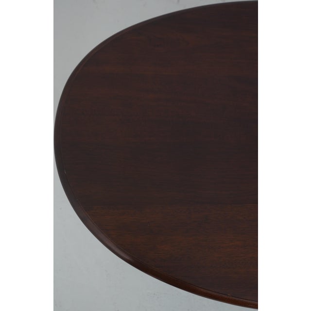 Stickley Oval Mahogany Coffee Cocktail Table For Sale - Image 9 of 13