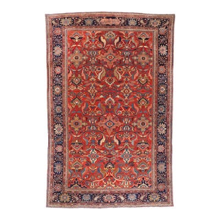 Late 19th Century Persian Sultanabad Rug, 11'10 X 18'08 For Sale