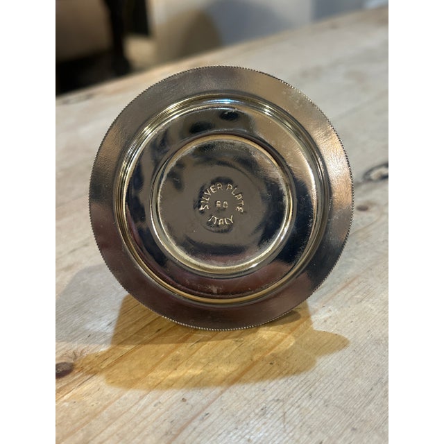 1950s Italian Silver Plate Rosary Box With Domed Lid For Sale - Image 4 of 8