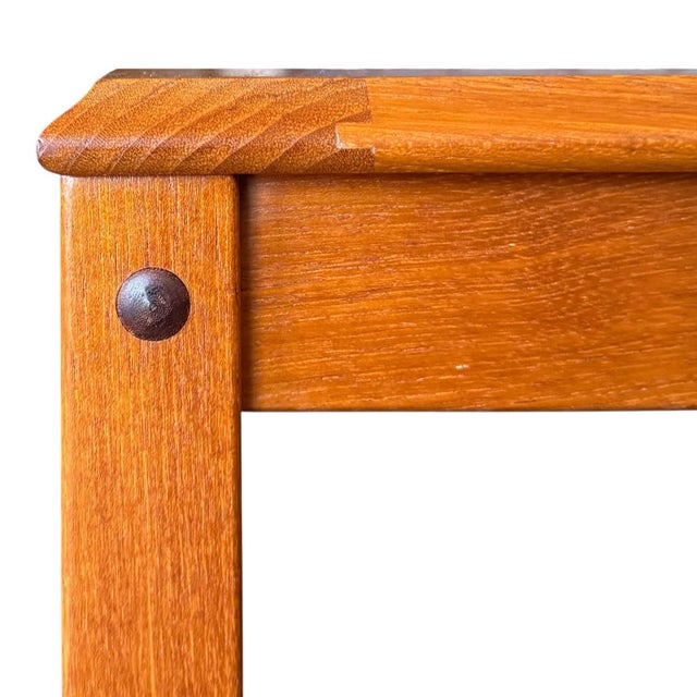 1980s Danish Modern Teak Nesting Tables by Ox Art/Trioh Møbelfabrik For Sale - Image 10 of 13