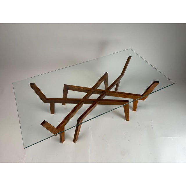 Mid-Century Modern Sculptural Wooden Coffee Table, Italy, 1950s For Sale - Image 14 of 17