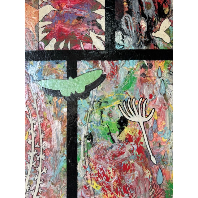 Mid-Century Modern 2007 Jeffrey Wilcox Paclipan “Natural Order” Abstract Painting For Sale - Image 3 of 12