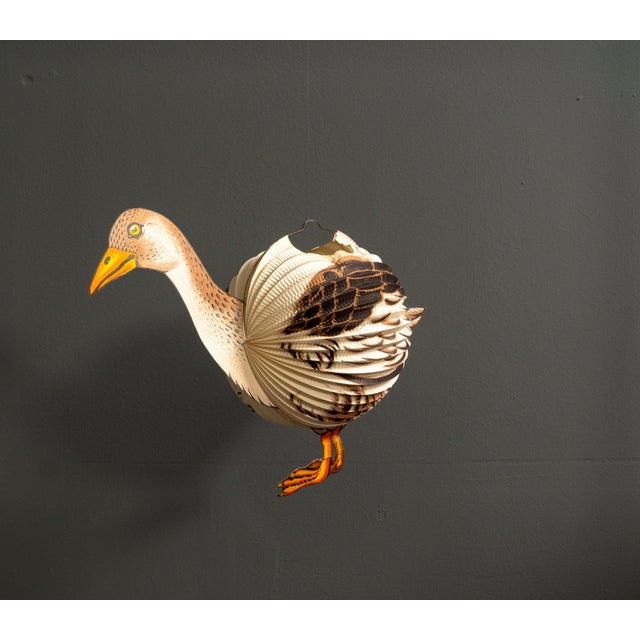 Metal Paper Goose Lantern, West Germany, 1960s For Sale - Image 7 of 14