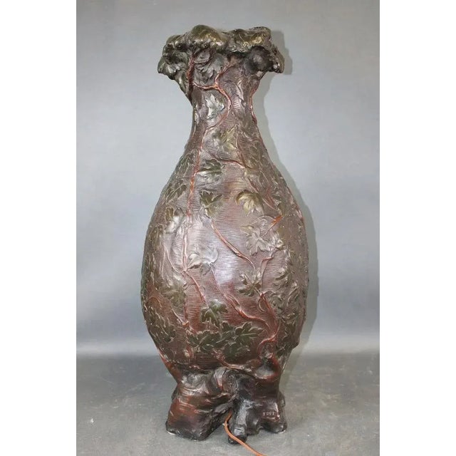 Sculptural Lamp by Luca Madrassi (1848-1918) For Sale - Image 4 of 12