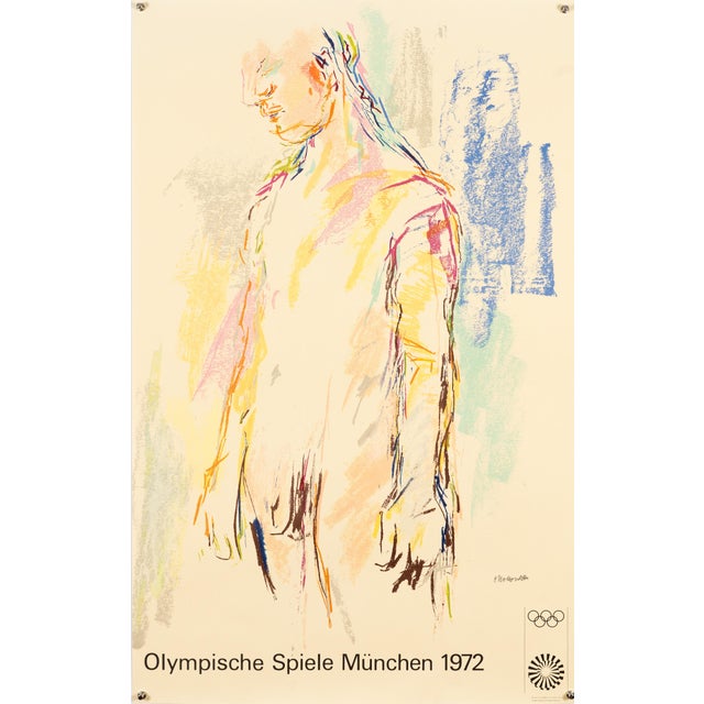 Olympia Serigraph Poster by Oskar Kokoschka, 1972 For Sale - Image 9 of 9