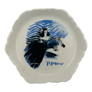 Vintage El Morocco Nightclub Nyc Ashtray New York City Porcelain Dish