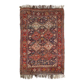 1920s Navy Blue Persian Antique Qashgaei For Sale