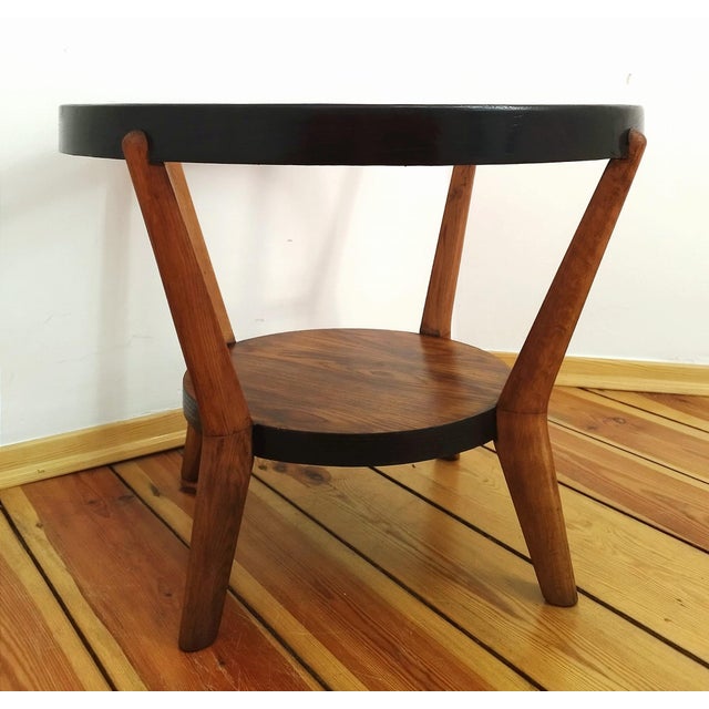 Coffee Table attributed to K. Kozelka for Interier Praha, Former Czechoslovakia For Sale - Image 6 of 13