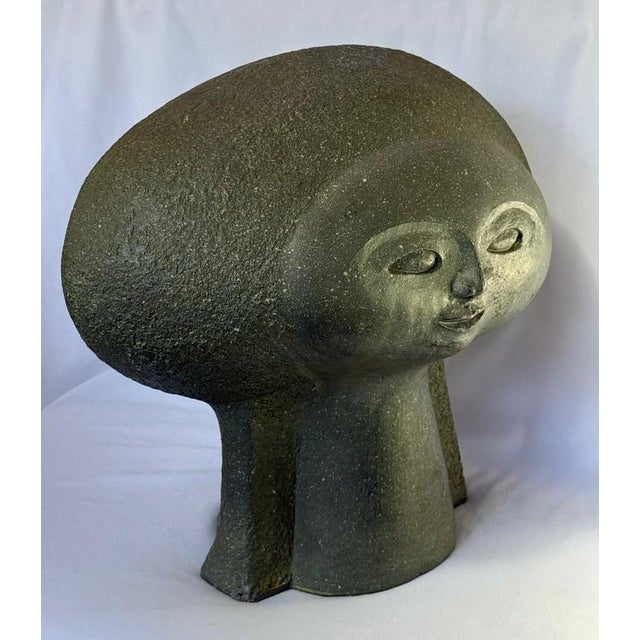 Paul Bellardo (1924-2017 Ny/Ca) "Heads of the Universe" Ceramic Modernist Sculpture 1979 For Sale In Philadelphia - Image 6 of 11