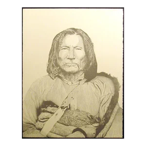 Ward Churchill Fine Art Hand Signed Portriat Serigraph, "Satank"