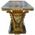 Mid 20th Century Midcentury Art Deco Painted Gilt Etched Glass and Mirror Occasional Coffee Table For Sale - Image 5 of 12