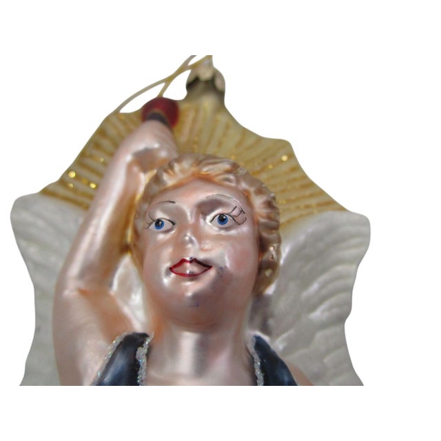 Lady Columbia, Goddess of the United States, Mercury Style Glass ...