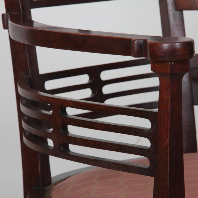 Arts and Crafts English Armchair by J.S. Henry, 19th Century For Sale - Image 3 of 11