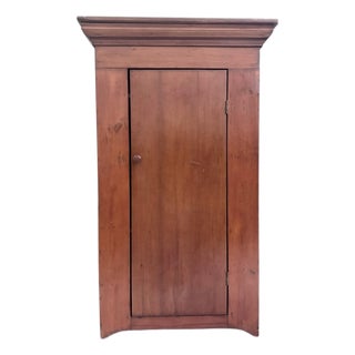 Antique 19th Century Pine Pantry Cabinet For Sale