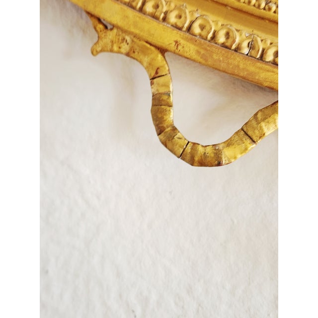 Antique Early 20th Century Adam Style Giltwood Mirror For Sale - Image 13 of 16