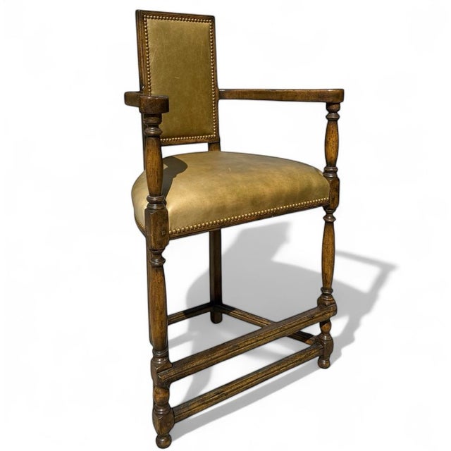 Dennis and Leen Henry II Counter Bar Stools- A Set of 4 For Sale In Chicago - Image 6 of 12