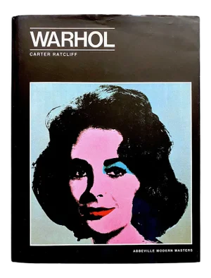 Andy Warhol Vintage 1983 First Edition Lithograph Print Hardcover Pop Art Book