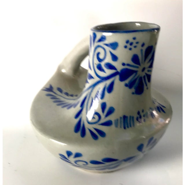 19th Century Cottage Salt Glaze Stoneware Pitcher For Sale In New York - Image 6 of 13