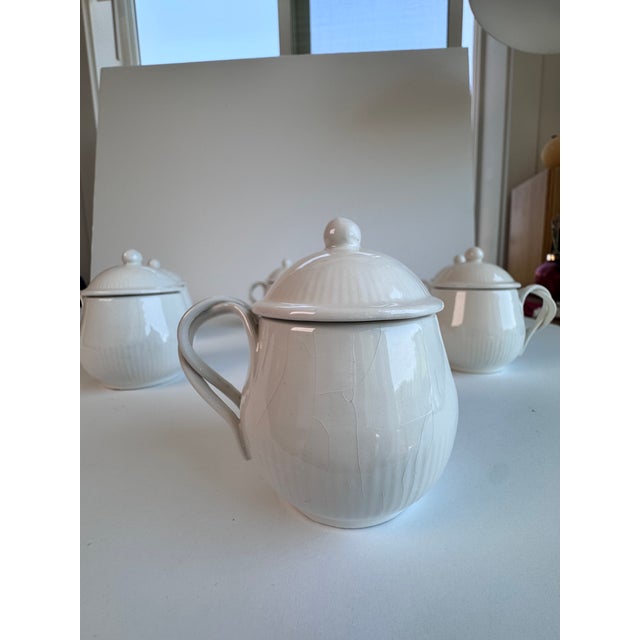 A classic set when Pot de Creme is on the menu. These elegant cups are designed with a line pattern on the bottom half of...