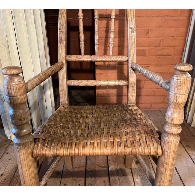 Late 19th Century Antique Irish Primitive Chair For Sale In Boston - Image 6 of 10