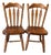 Pair of 1949 Cushman Colonial Creations Solid Maple Early American Side Chairs For Sale