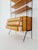 Freestanding String Shelf-System Unit Bookcase in Oak and Metal by Silverschild, 1950s For Sale - Image 5 of 10
