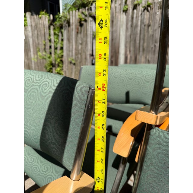 Set of 8 Geiger Breck Armchairs - Herman Miller / Modern Office Chairs For Sale - Image 11 of 12