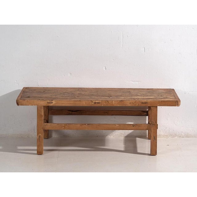 Brown Antique Low Coffee Table, 1900 For Sale - Image 8 of 13